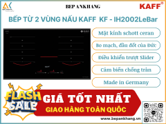 Bếp từ đôi 2 vùng nấu KAFF  KF - IH2002LeBar - Made in Germany
